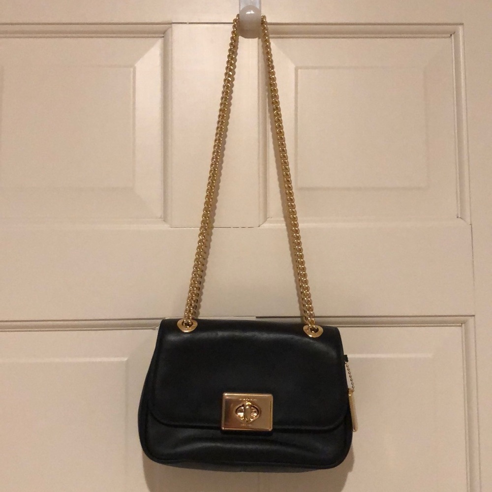 Coach Black Leather Bag